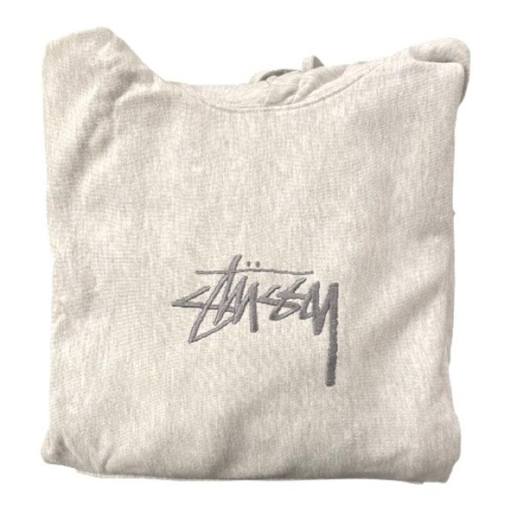 Stussy - Basic Stussy Embroidered Hoodie - Size Large - Picture 3 of 15